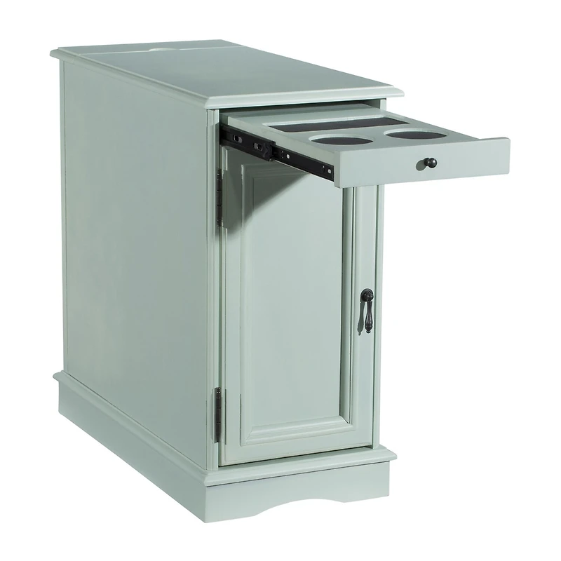 Linon Butler Storage Chairside Table