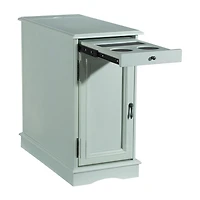 Linon Butler Storage Chairside Table