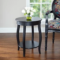Linon Round Table Chairside