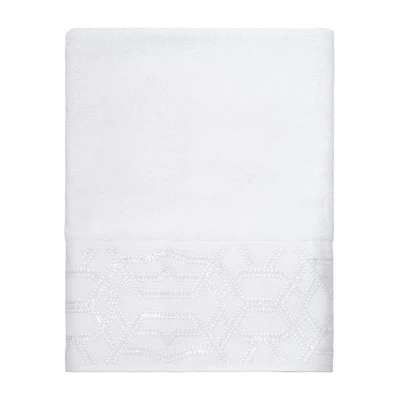 Avanti Serafina Geo Linear Bath Towel