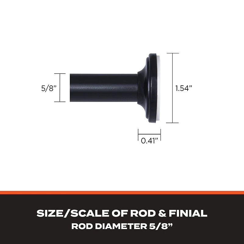 Sun Zero Blackout 5/8 Adjustable Tension Rod