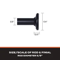 Sun Zero Blackout 5/8 Adjustable Tension Rod