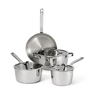 Tramontina Tempo Tri-Ply Stainless Steel 7-pc. Cookware Set