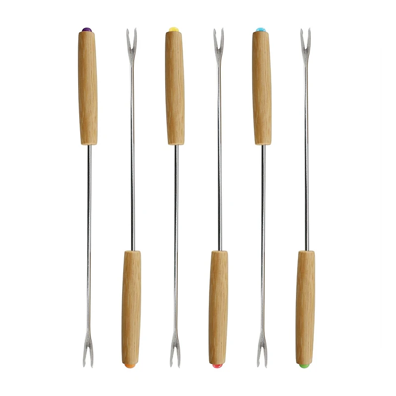 MegaChef Enameled Cast Iron Fondue Set