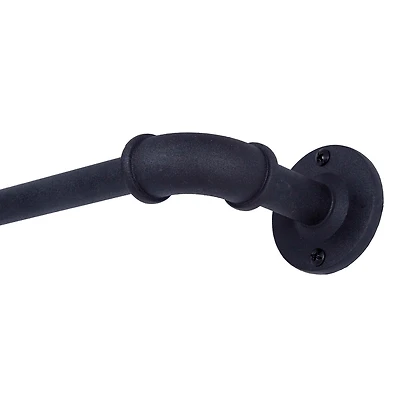 Sun Zero Room Darkening Bronn Industrial 3/4 Curtain Rod