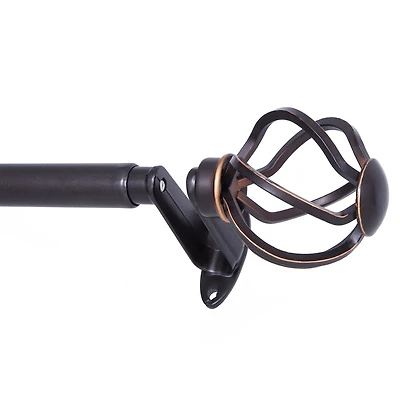 Sun Zero Room Darkening Cage 3/4 Curtain Rod