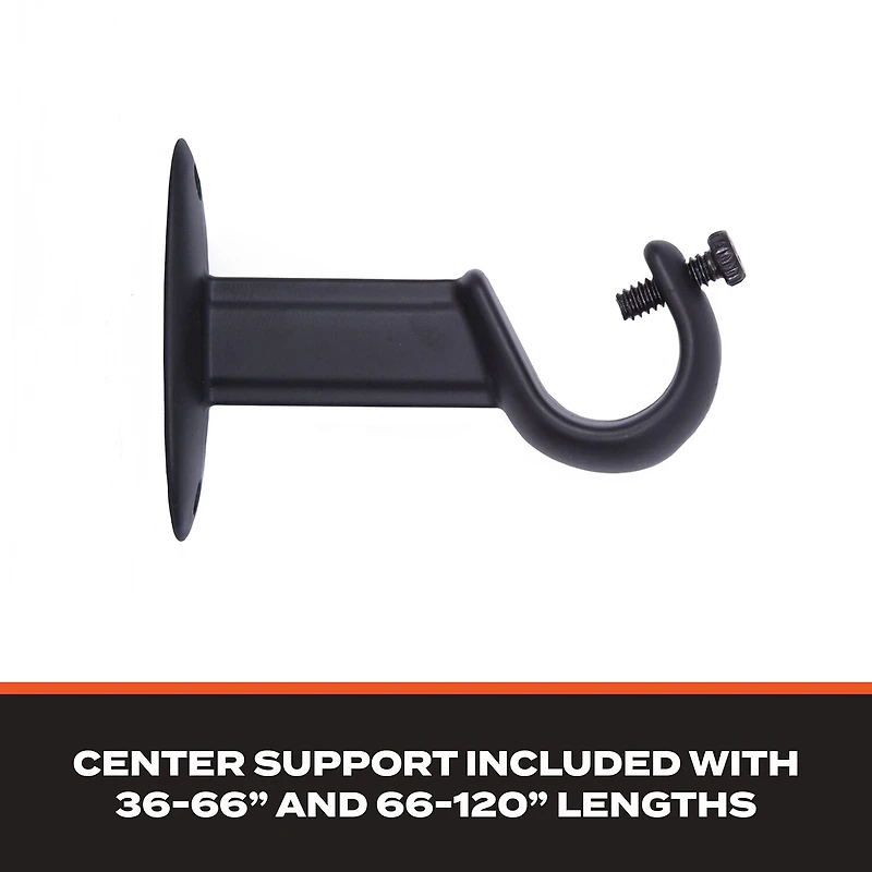 Sun Zero Room Darkening Philip 3/4 Curtain Rod