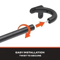 Sun Zero Wrap Around 3/4 Adjustable Curtain Rod