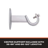 Sun Zero Faith 3/4 Adjustable Curtain Rod