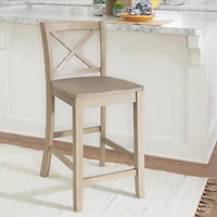 Linon Tarlton Counter Height Bar Stool