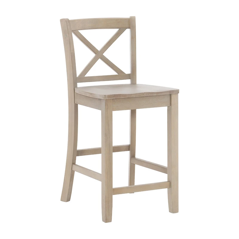 Linon Tarlton Counter Height Bar Stool