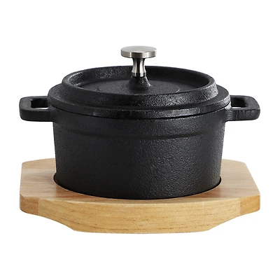 MegaChef Cast Iron 8-oz. Mini Dutch Oven