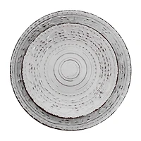 Elama Malibu Calcite 16-pc. Stoneware Dinnerware Set