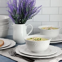 Elama Henryi 18-pc. Porcelain Dinnerware Set