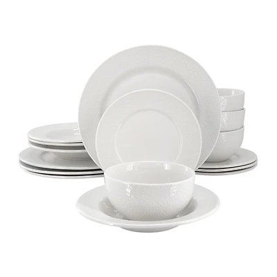 Elama Soyer 16-pc. Porcelain Dinnerware Set