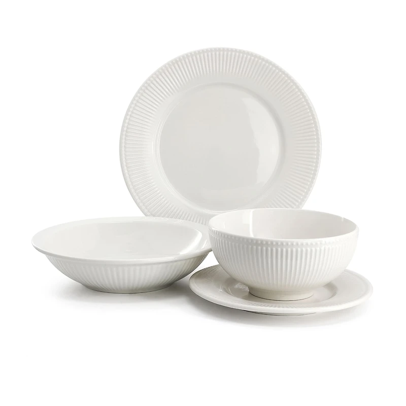 Elama Kate 16-pc. Porcelain Dinnerware Set