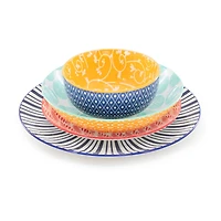 Elama Giovanna 16-pc. Porcelain Dinnerware Set
