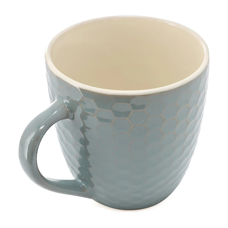 Elama Honeysuckle 6 Piece Assorted 6-pc. Geometric Coffee Mug