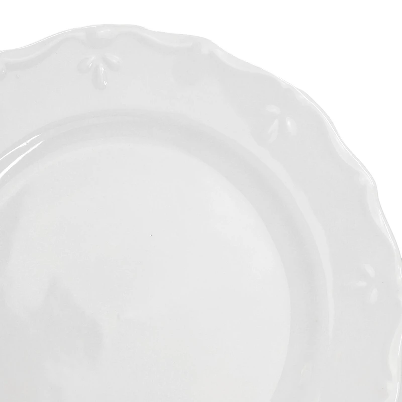 Elama Henryi 10.6 Inch 6-pc. Porcelain Dinner Plate