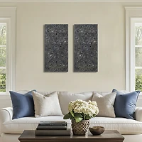 Madison Park Botanical Distressed Carved Wood 2-pc. Wall Art Set