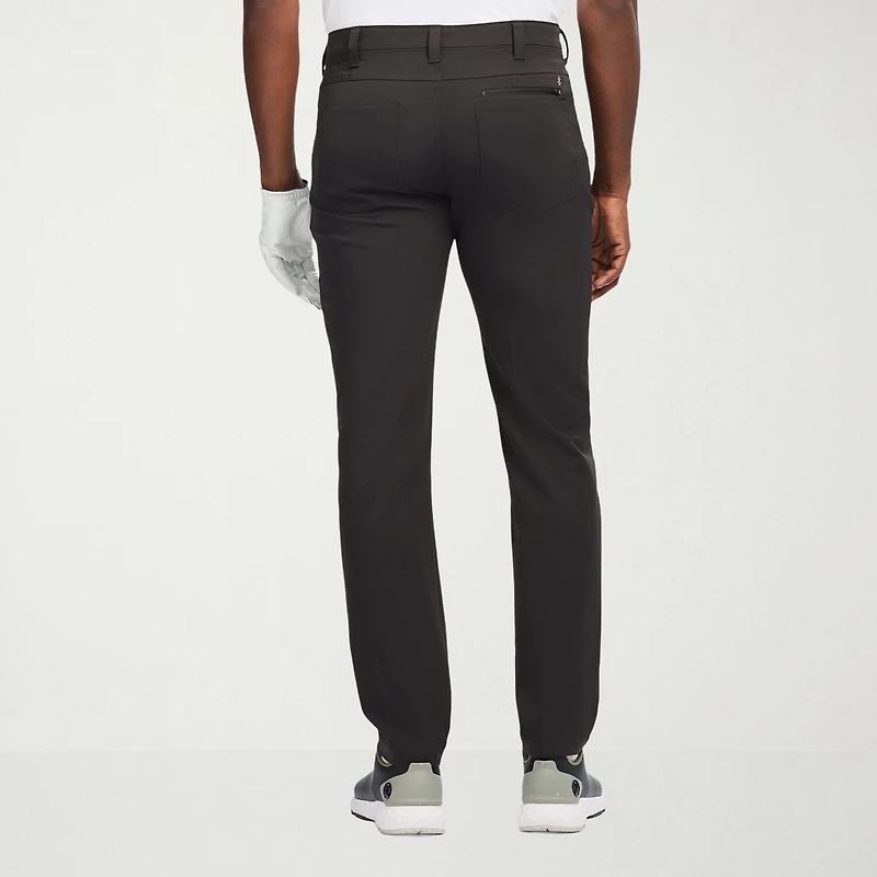 IZOD Swingflex 5 Pocket Dobby Mens Classic Fit Flat Front Pant