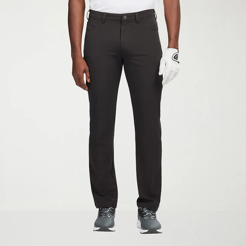 IZOD Swingflex 5 Pocket Dobby Mens Classic Fit Flat Front Pant