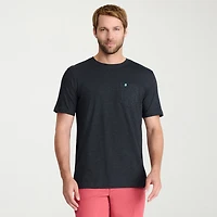 IZOD Saltwater Soft Wash Mens Crew Neck Short Sleeve T-Shirt