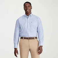 IZOD Performance Comfort Mens Long Sleeve Classic Fit Button-Down Shirt