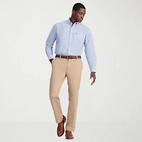 IZOD Performance Comfort Mens Long Sleeve Classic Fit Button-Down Shirt