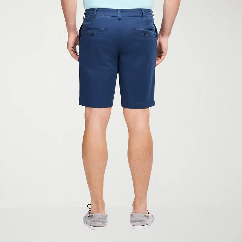 IZOD Saltwater Mens 9 1/2" Stretch Fabric Chino Short