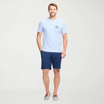 IZOD Saltwater Mens 9 1/2" Stretch Fabric Chino Short