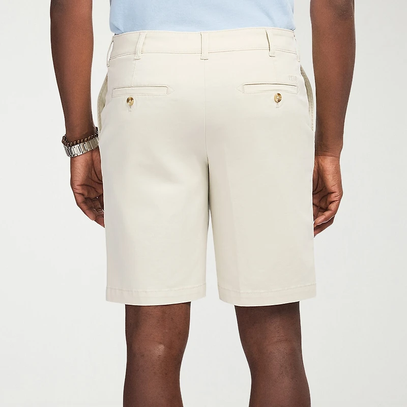 IZOD Saltwater Mens 9 1/2" Stretch Fabric Chino Short