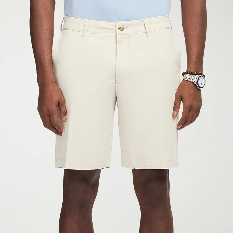 IZOD Saltwater Mens 9 1/2" Stretch Fabric Chino Short