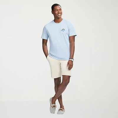 IZOD Saltwater Mens 9 1/2" Stretch Fabric Chino Short