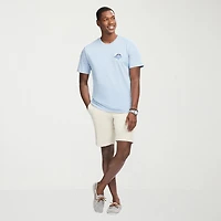 IZOD Saltwater Mens 9 1/2" Stretch Fabric Chino Short