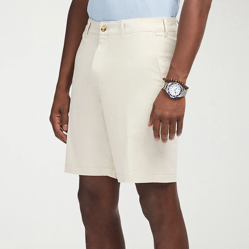 IZOD Saltwater Mens 9 1/2" Stretch Fabric Chino Short