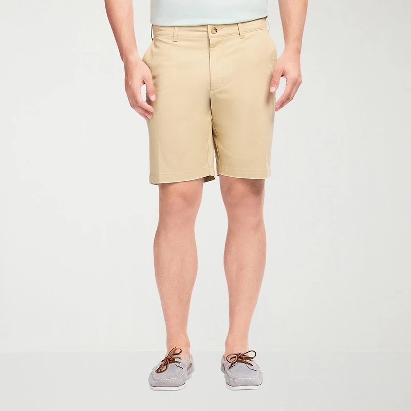 IZOD Saltwater Mens 9 1/2" Stretch Fabric Chino Short