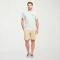 IZOD Saltwater Mens 9 1/2" Stretch Fabric Chino Short
