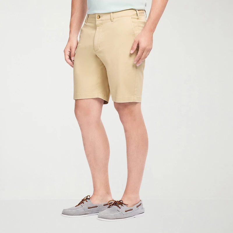IZOD Saltwater Mens 9 1/2" Stretch Fabric Chino Short
