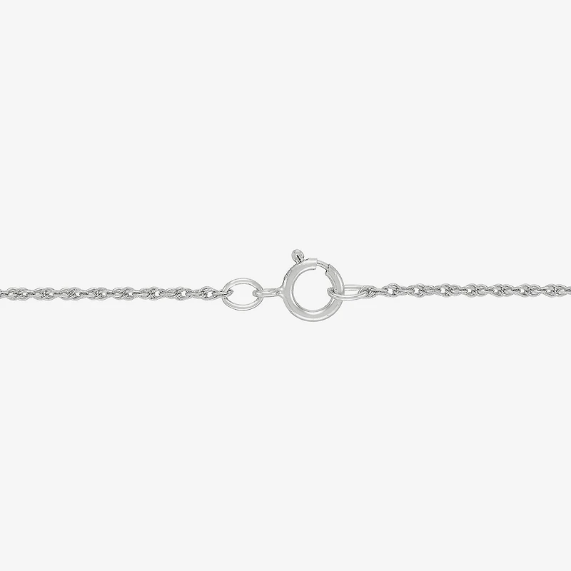 Womens White Cultured Freshwater Pearl Sterling Silver 18 Inch Pendant Necklace