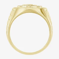 (I / I2) Mens 1/2 CT. T.W. Natural White Diamond 10K Gold Cocktail Ring