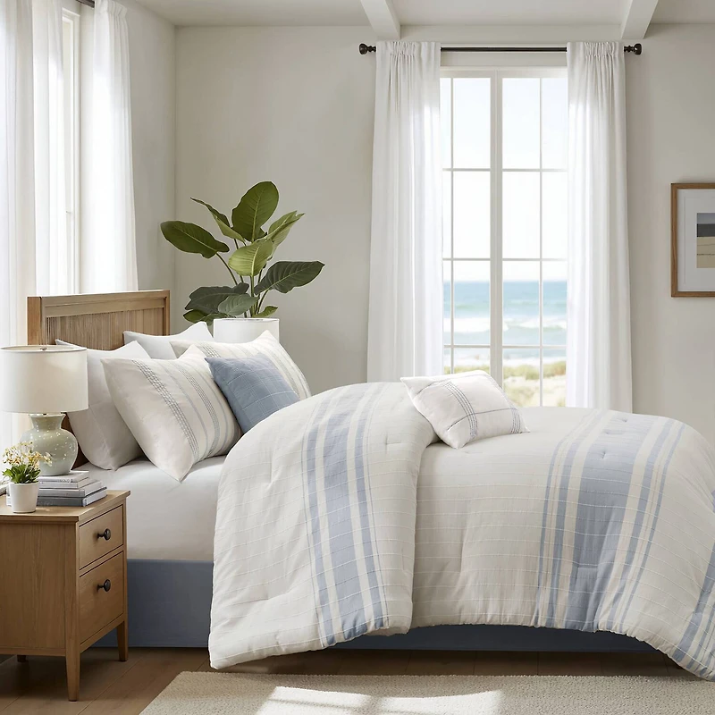 Harbor House Morgan Cotton 6-pc. Midweight Comforter Set