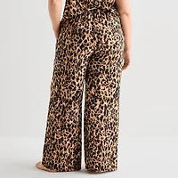 Ambrielle Womens Plus Pajama Pants