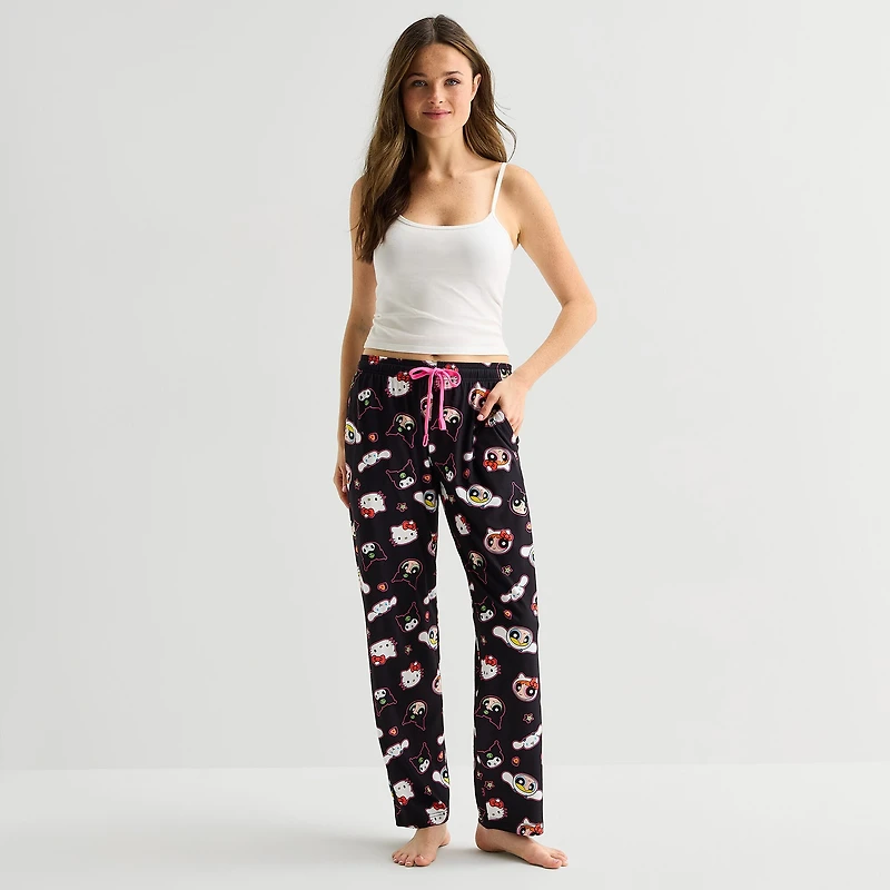 Womens Hello Kitty Powerpuff Girls Pajama Pants