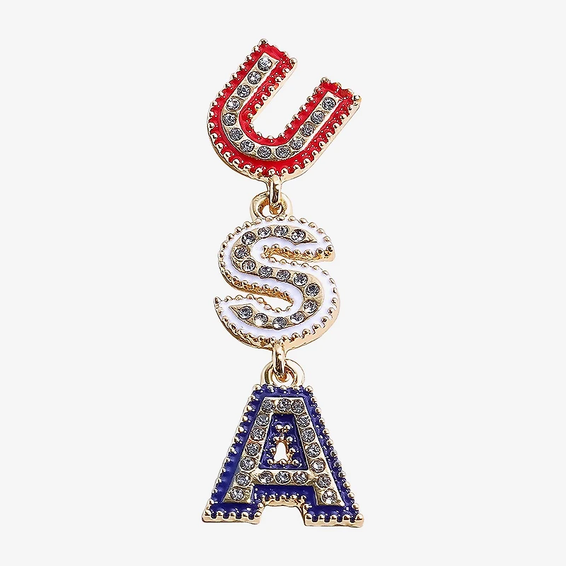 Mixit Usa Womens Drop Earrings