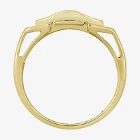 (I / I2) Mens 1/3 CT. T.W. Natural White Diamond 10K Gold Cocktail Ring