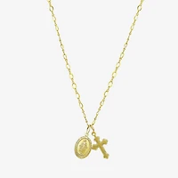 Religious Jewelry Guad Cross Girls Cross 15 Inch Pendant Necklace