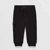Okie Dokie Baby Boys Cinched Regular Fit French Terry Pull-On Pant