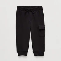 Okie Dokie Baby Boys Cinched Regular Fit French Terry Pull-On Pant