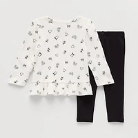 Okie Dokie Baby Girls 2-pc. Legging Set